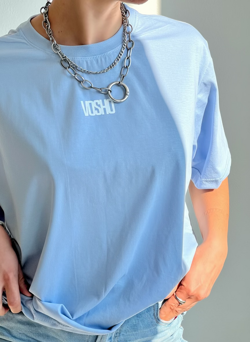 Basic T-shirt Baby blue