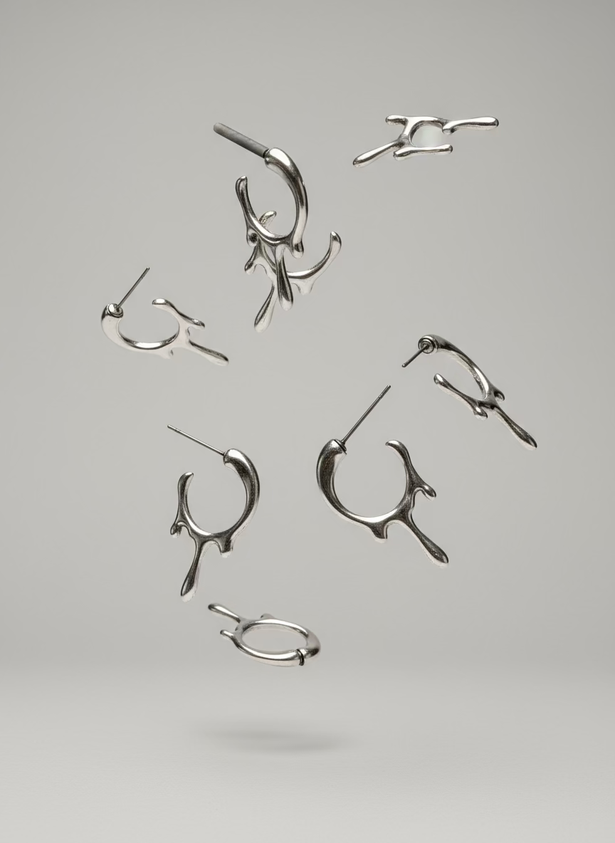 Drip Stud Earring