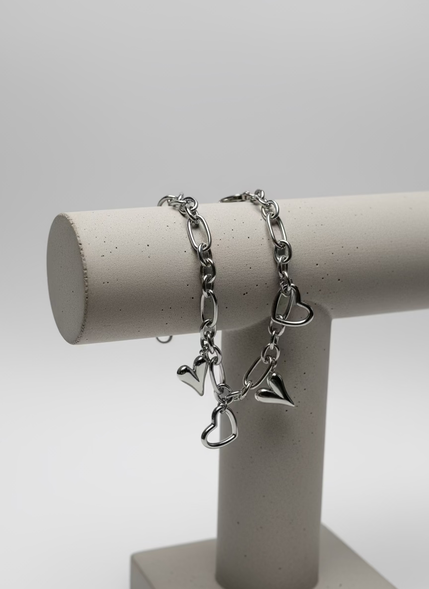 Heart Chain Bracelet